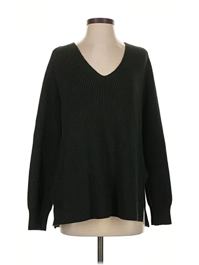 Pre-owned Athleta Pullover Sweater In Black