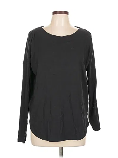 Pre-owned Athleta Pullover Sweater In Black