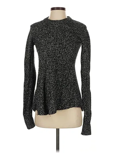 Pre-owned Athleta Pullover Sweater In Black