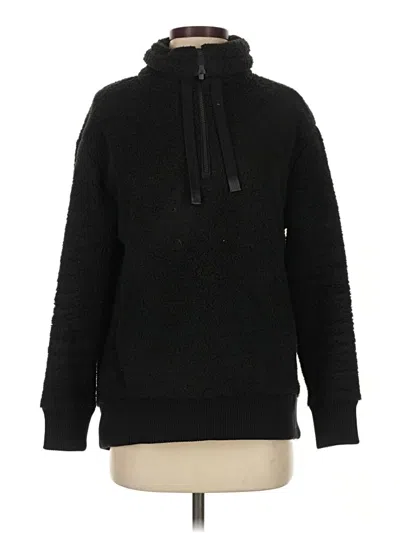 Pre-owned Athleta Pullover Sweater In Black