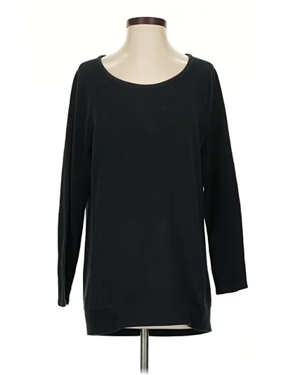 Pre-owned Athleta Pullover Sweater In Black