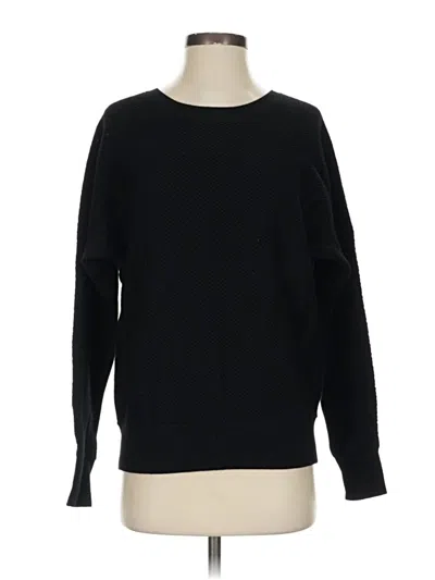 Pre-owned Athleta Pullover Sweater In Black