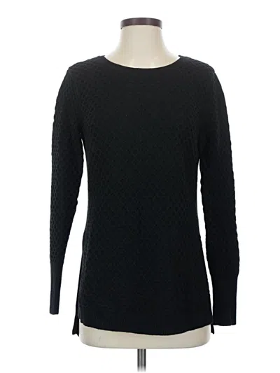 Pre-owned Athleta Pullover Sweater In Black