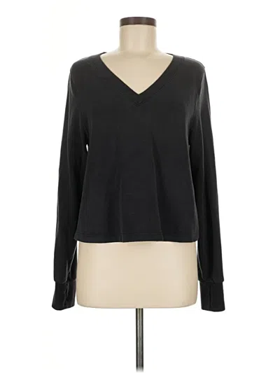 Pre-owned Athleta Pullover Sweater In Black