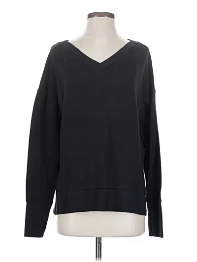 Pre-owned Athleta Pullover Sweater In Black