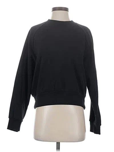 Pre-owned Athleta Pullover Sweater In Black