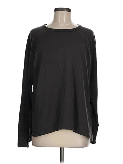 Pre-owned Athleta Pullover Sweater In Black