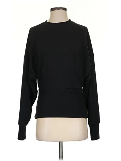 Pre-owned Athleta Pullover Sweater In Black