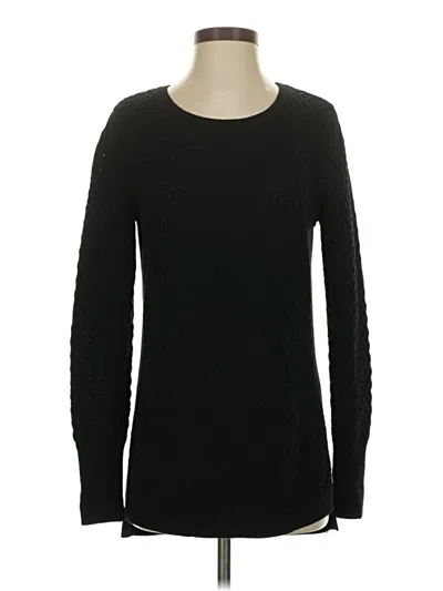 Pre-owned Athleta Pullover Sweater In Black
