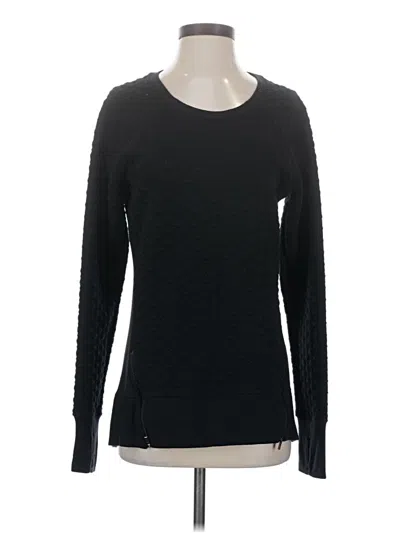 Pre-owned Athleta Pullover Sweater In Black