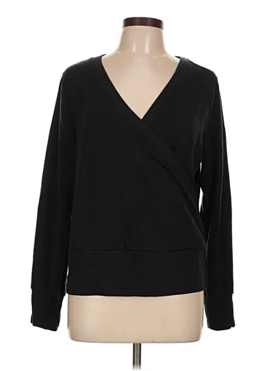 Pre-owned Athleta Pullover Sweater In Black