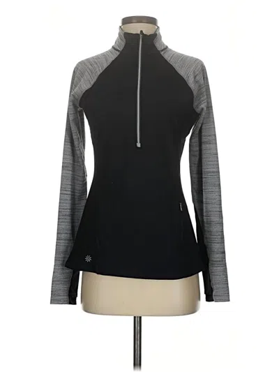 Pre-owned Athleta Pullover Sweater In Black