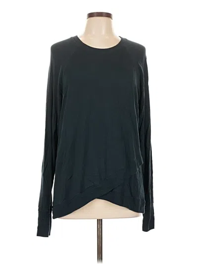 Pre-owned Athleta Pullover Sweater In Black