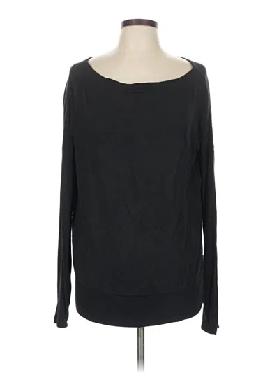 Pre-owned Athleta Pullover Sweater In Black