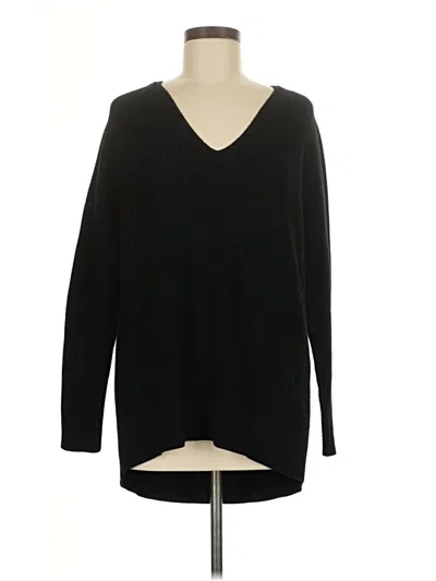 Pre-owned Athleta Pullover Sweater In Black