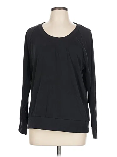 Pre-owned Athleta Pullover Sweater In Black