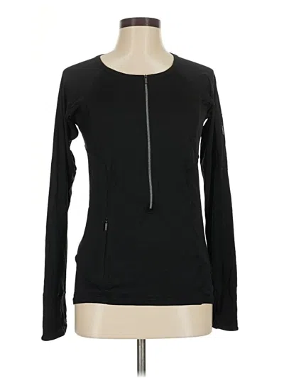 Pre-owned Athleta Pullover Sweater In Black