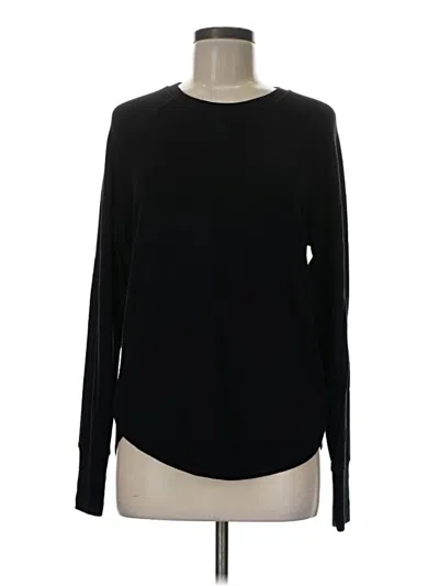 Pre-owned Athleta Pullover Sweater In Black