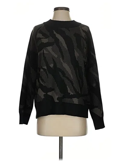 Pre-owned Athleta Pullover Sweater In Black