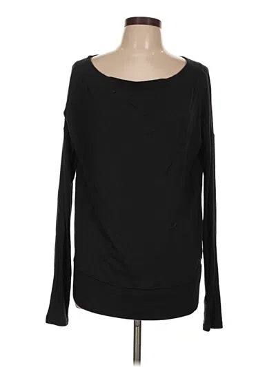 Pre-owned Athleta Pullover Sweater In Black