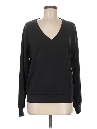 Pre-owned Athleta Pullover Sweater In Black
