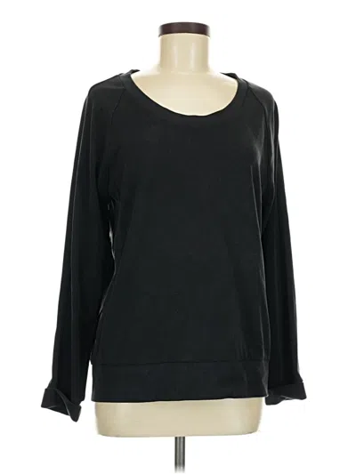 Pre-owned Athleta Pullover Sweater In Black