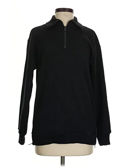 Pre-owned Athleta Pullover Sweater In Black
