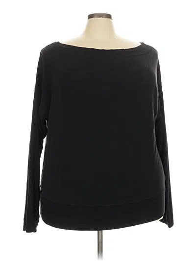 Pre-owned Athleta Pullover Sweater In Black