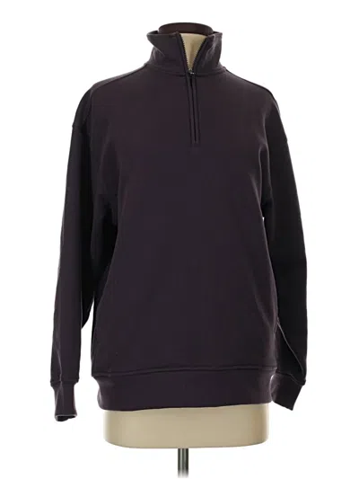 Pre-owned Athleta Pullover Sweater In Black