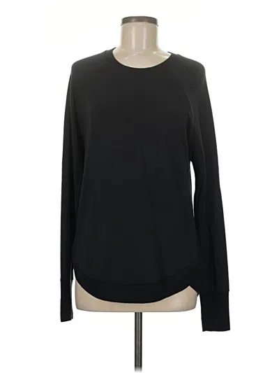 Pre-owned Athleta Pullover Sweater In Black