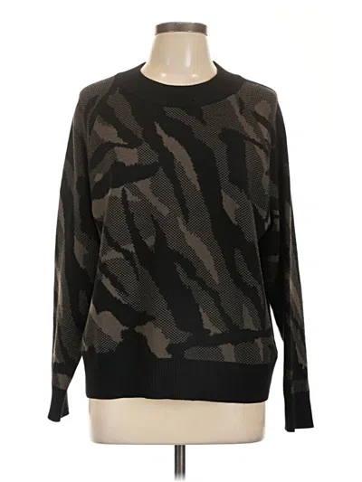 Pre-owned Athleta Pullover Sweater In Black