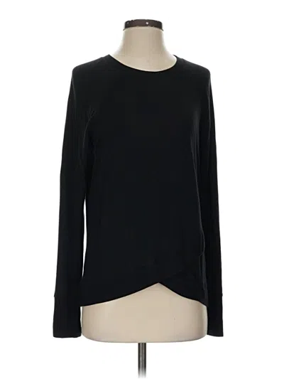 Pre-owned Athleta Pullover Sweater In Black