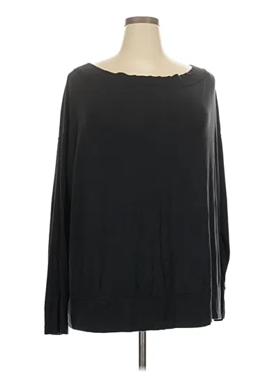 Pre-owned Athleta Pullover Sweater In Black