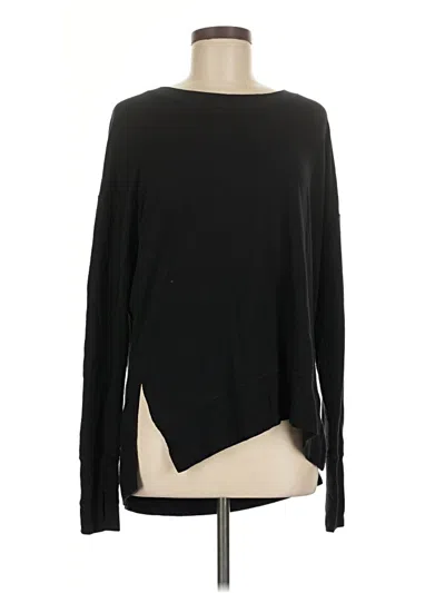 Pre-owned Athleta Pullover Sweater In Black