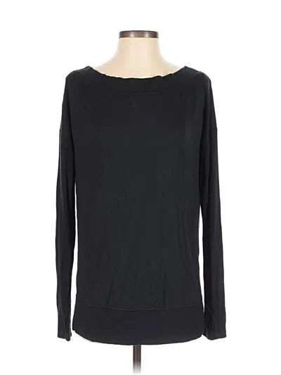 Pre-owned Athleta Pullover Sweater In Black