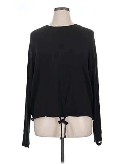 Pre-owned Athleta Pullover Sweater In Black