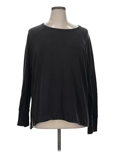 Pre-owned Athleta Pullover Sweater In Black