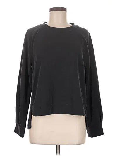 Pre-owned Athleta Pullover Sweater In Black