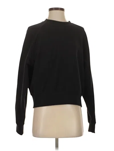 Pre-owned Athleta Pullover Sweater In Black