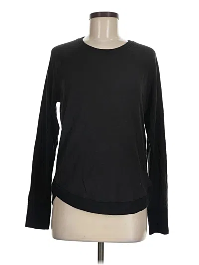 Pre-owned Athleta Pullover Sweater In Black