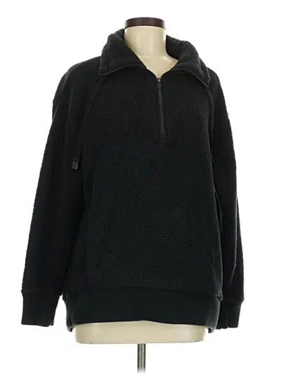 Pre-owned Athleta Pullover Sweater In Black