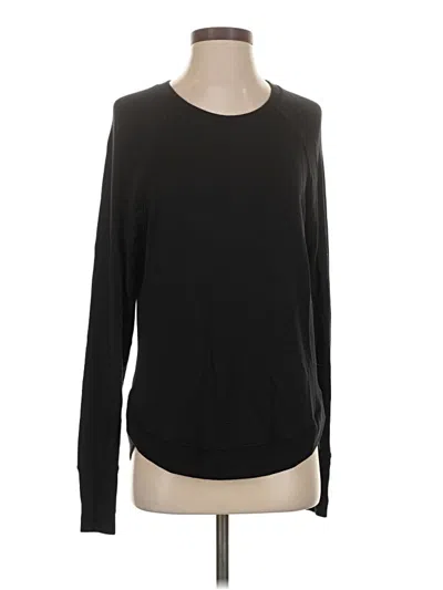 Pre-owned Athleta Pullover Sweater In Black