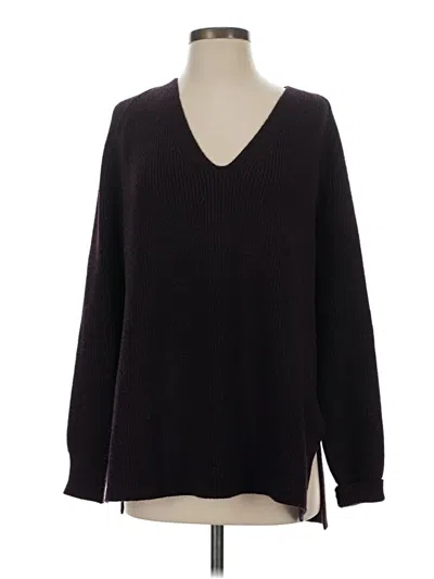 Pre-owned Athleta Pullover Sweater In Black