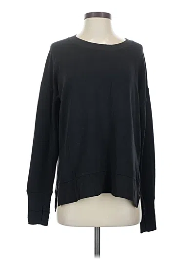 Pre-owned Athleta Pullover Sweater In Black