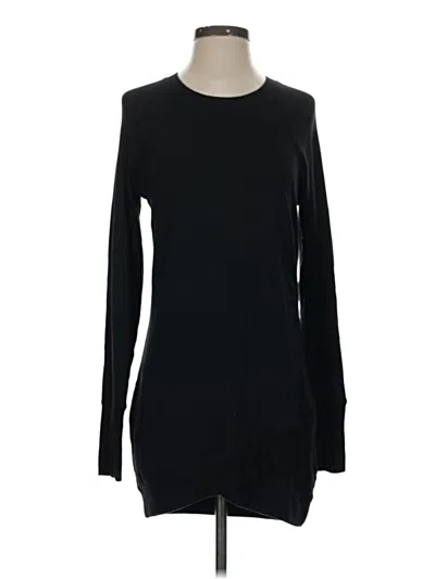 Pre-owned Athleta Pullover Sweater In Black