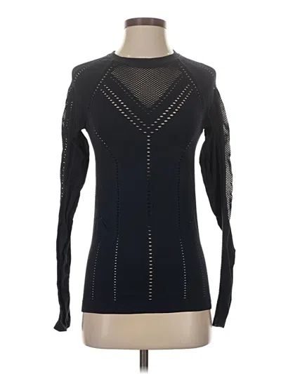 Pre-owned Athleta Pullover Sweater In Black