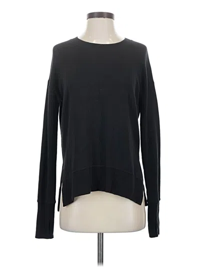 Pre-owned Athleta Pullover Sweater In Black