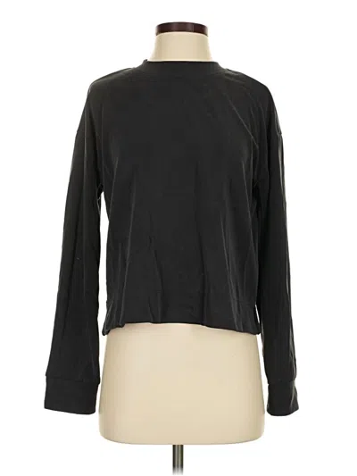 Pre-owned Athleta Pullover Sweater In Black