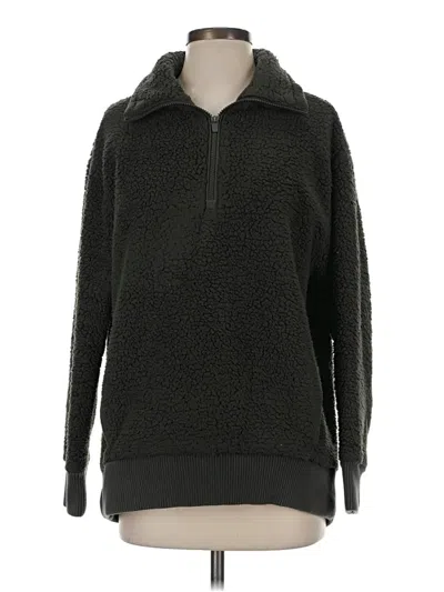 Pre-owned Athleta Pullover Sweater In Black