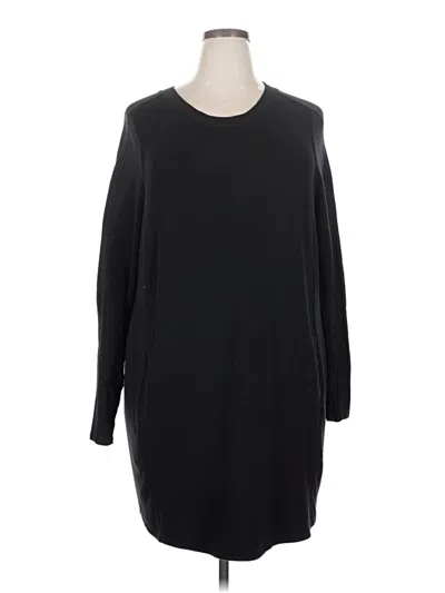 Pre-owned Athleta Pullover Sweater In Black